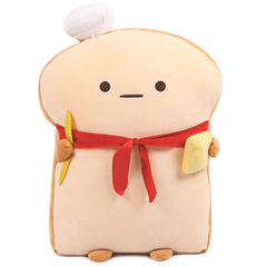 VHYHCY Toast Bread Pillow with a smile, ideal for cozy TV-time relaxation