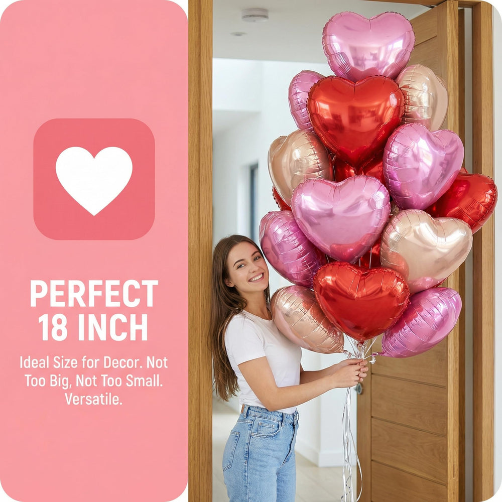 Close-up of pink heart balloon by Viaecone with romantic hue