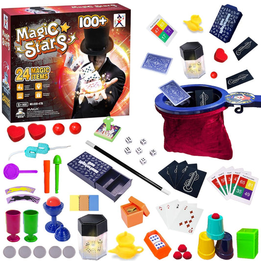 VIANBYE Magic Kit 24-in-1 Change Bag prop engages kids in hands-on practice for learning.