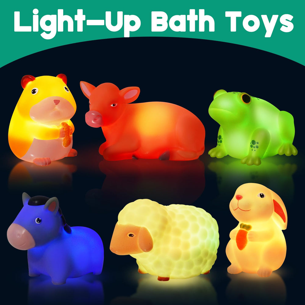 VIBOYLAR baby bath toy with easy grip for little hands during splashes.