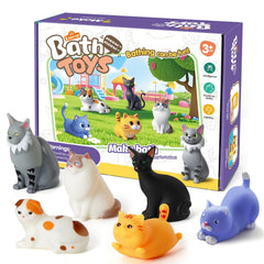VIBOYLAR color-changing cat toy in water sparks imagination during bath.