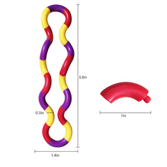 20 PCS Quiet Fidgets vibrant colors inspire imagination and stress relief in daily routines