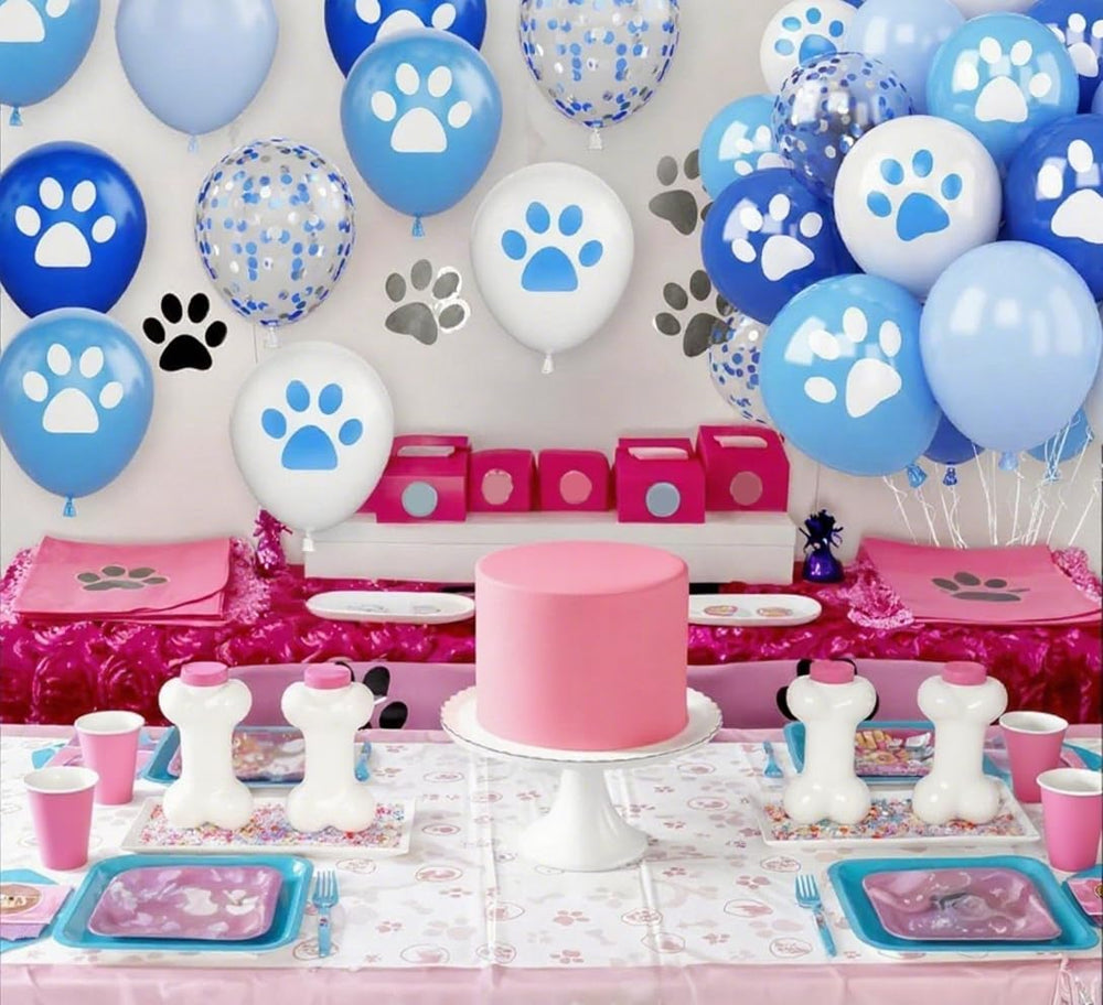 Vibzox Dog Paw Balloons with easy assembly tips