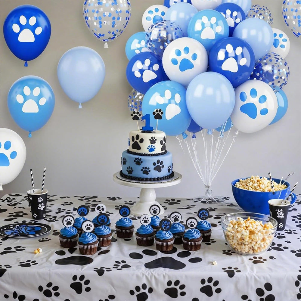 Vibzox Pastel Blue Balloons for neutral nursery or party decor