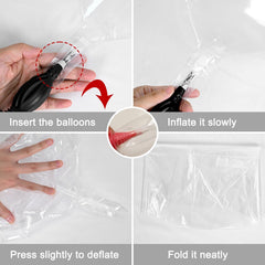 Vibzox multi-size balloon garland idea for depth.