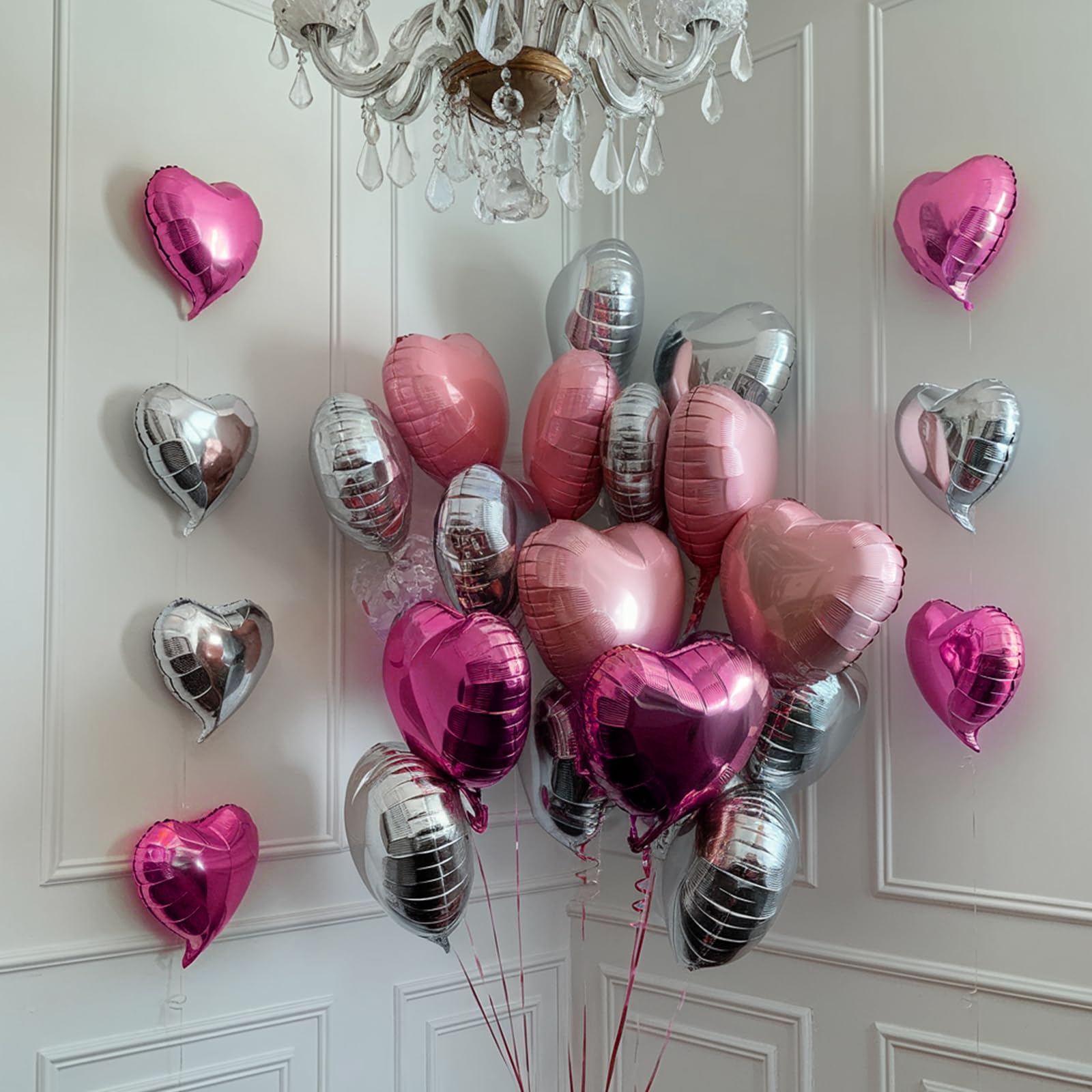 Vibzox pink heart balloon 10in complements bouquets and arches.