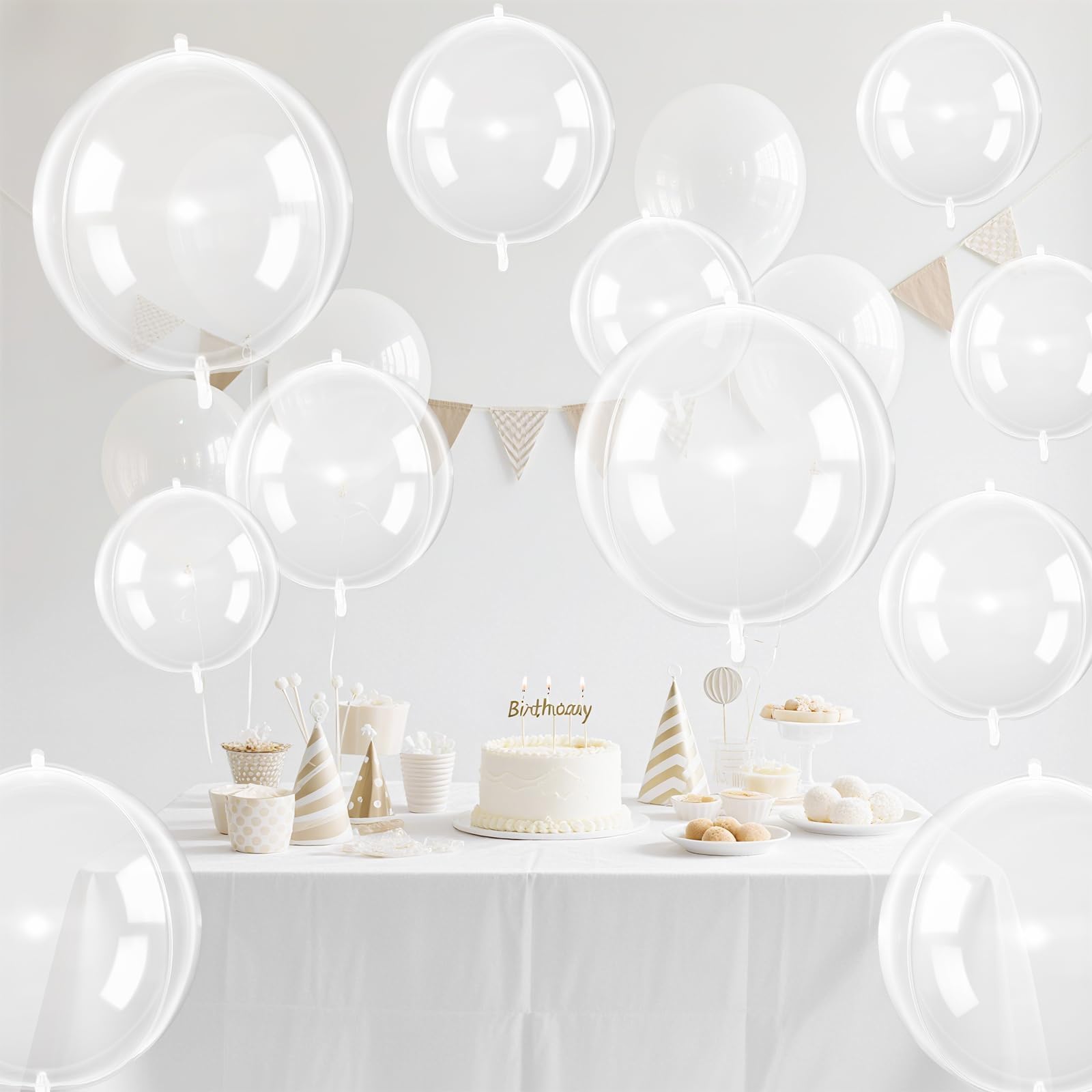 Vibzox ribbon included supports quick garland creation.