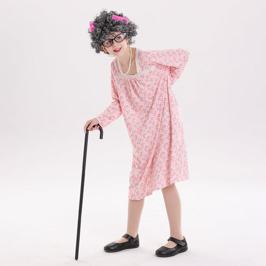 VICAMB granny costume wig, lightweight and comfy for hours of pretend play