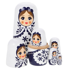 VICASKY wooden nesting dolls in multi-layer design for interactive play and decor