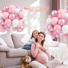 Vicduotex balloon arch kit with ribbons and glue dots for setup