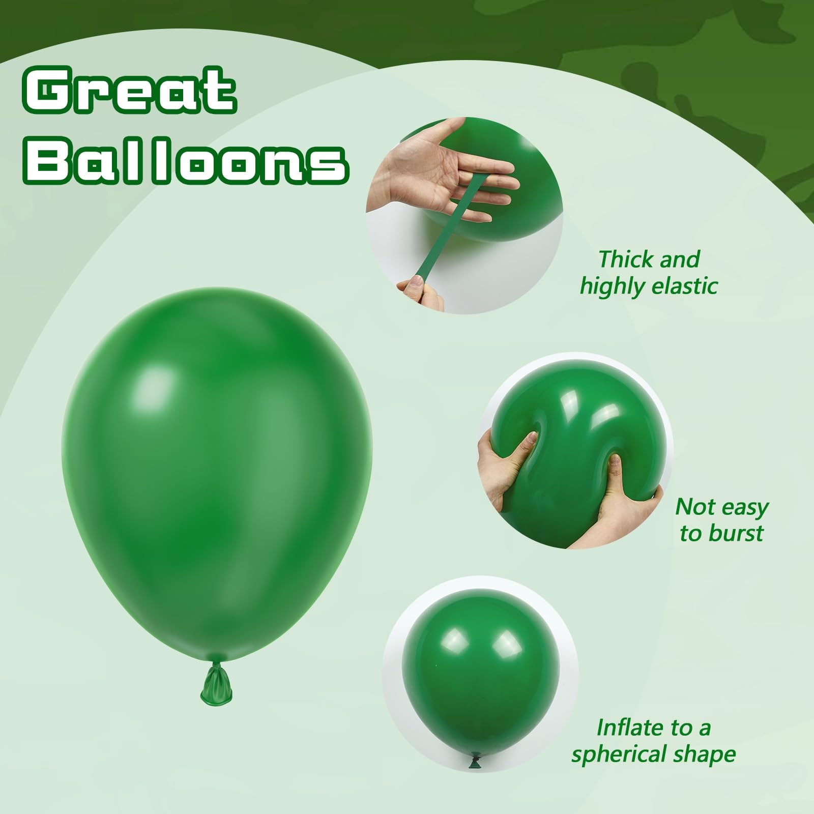 Vicduotex brown balloons 12in add earthy warmth to hunting or camping party setups.