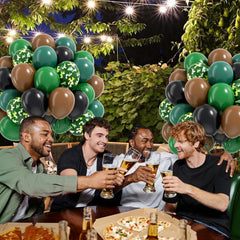 Vicduotex camo-print balloons 12in elevate camouflage-themed events and photos.