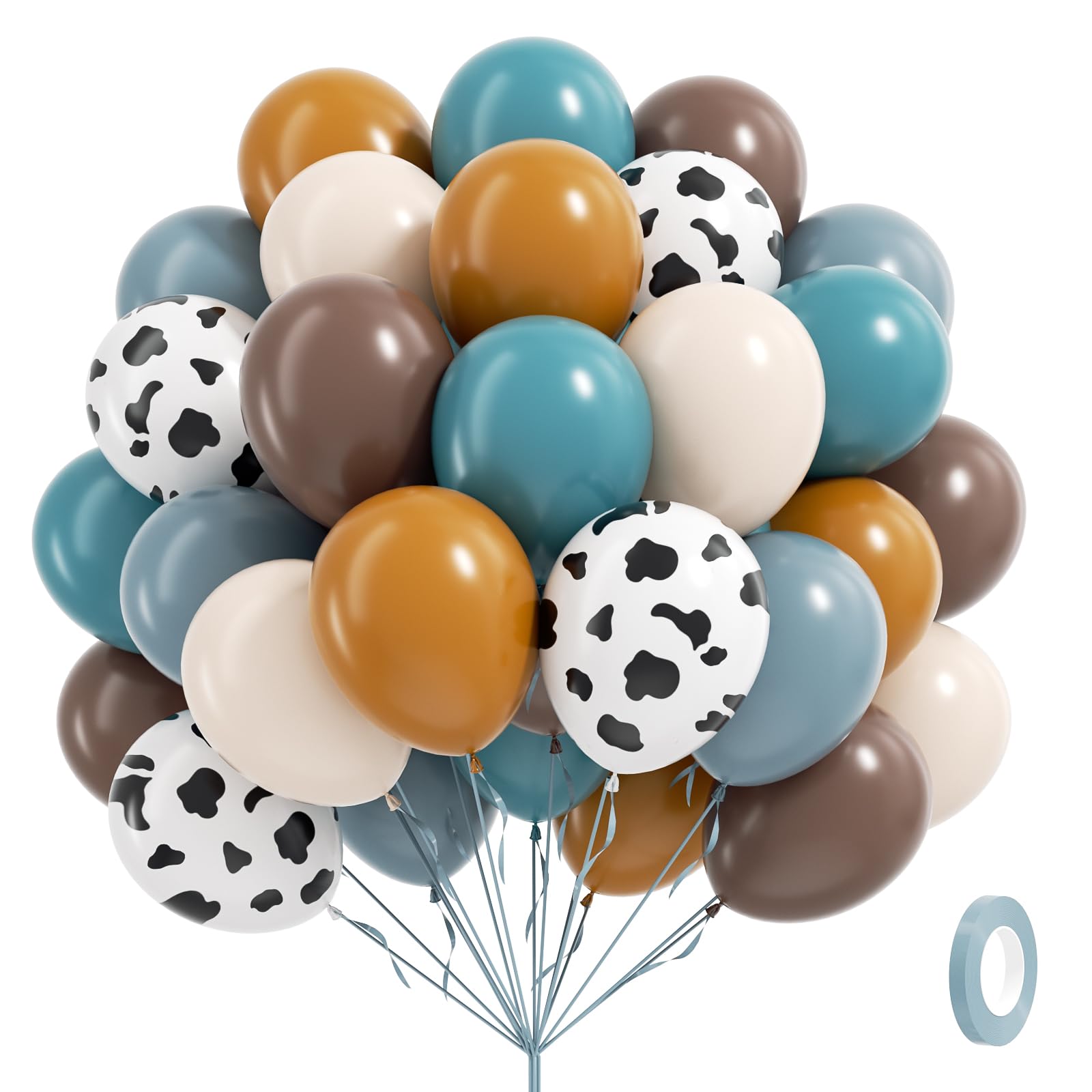 Vicduotex cowboy balloons coffee brown for rustic arches
