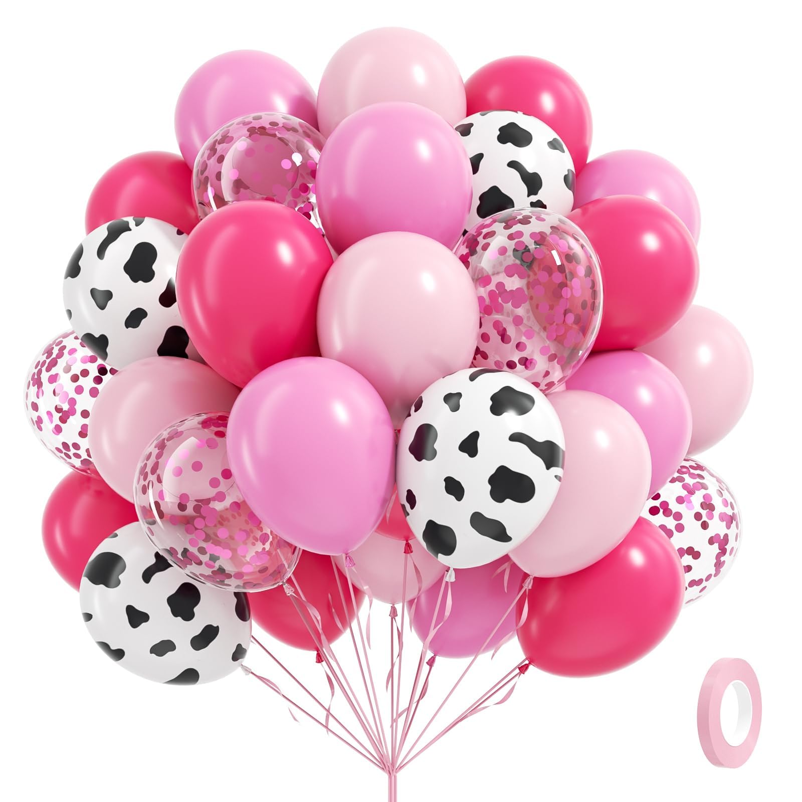 Vicduotex cowgirl balloons hot pink for vibrant party decorations and photo moments.