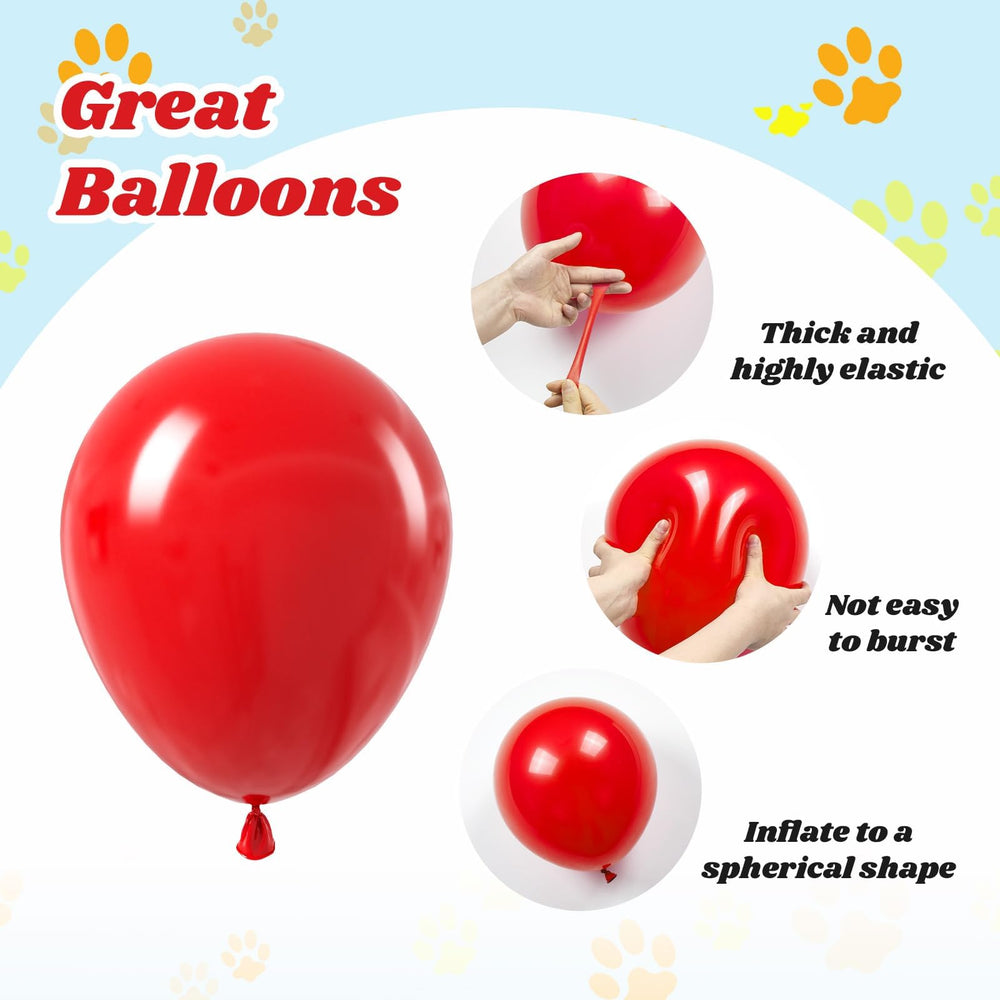 Vicduotex dog paw balloons in yellow for sunny celebration flair