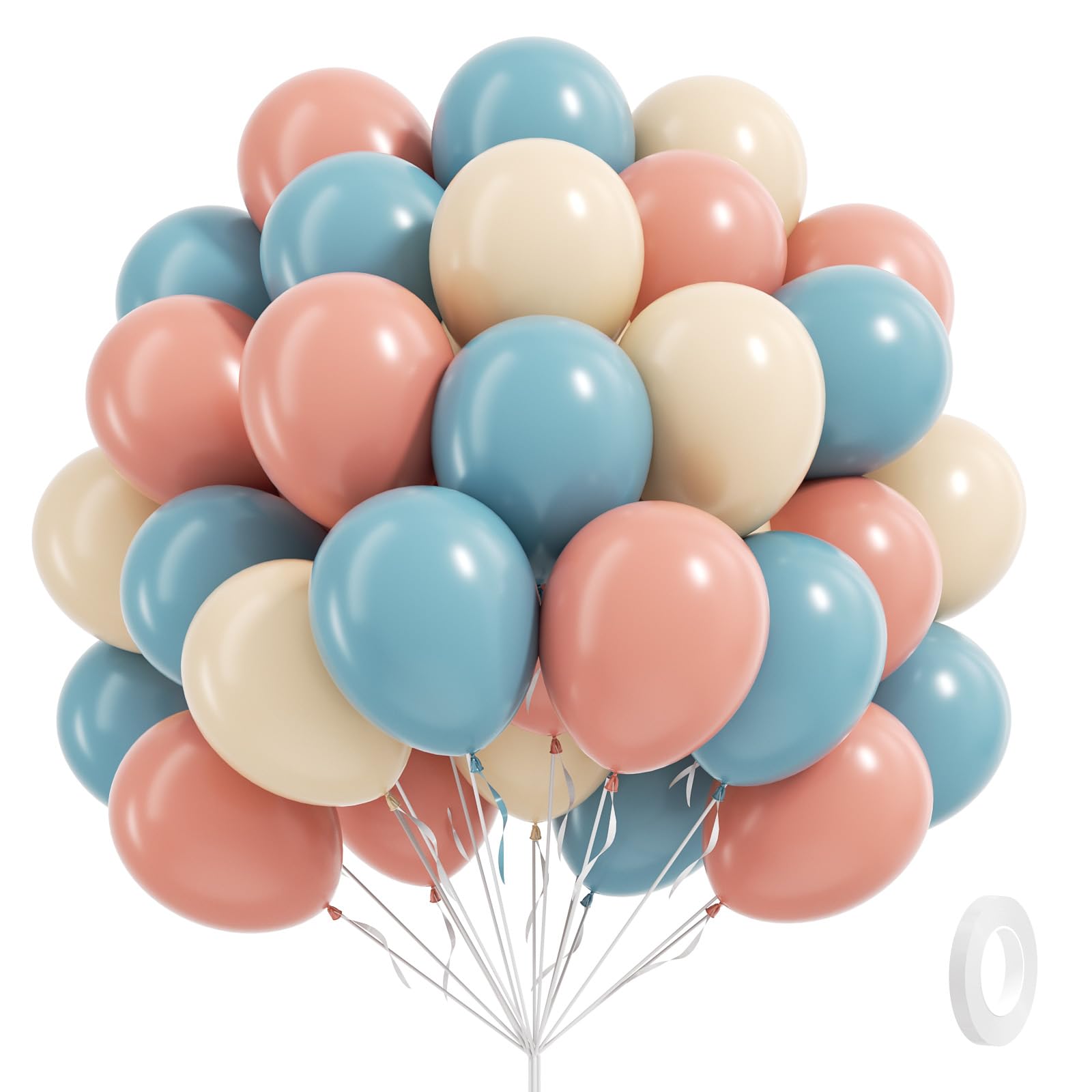 Vicduotex pink 12-inch balloon for gender reveal decor and photo moments.