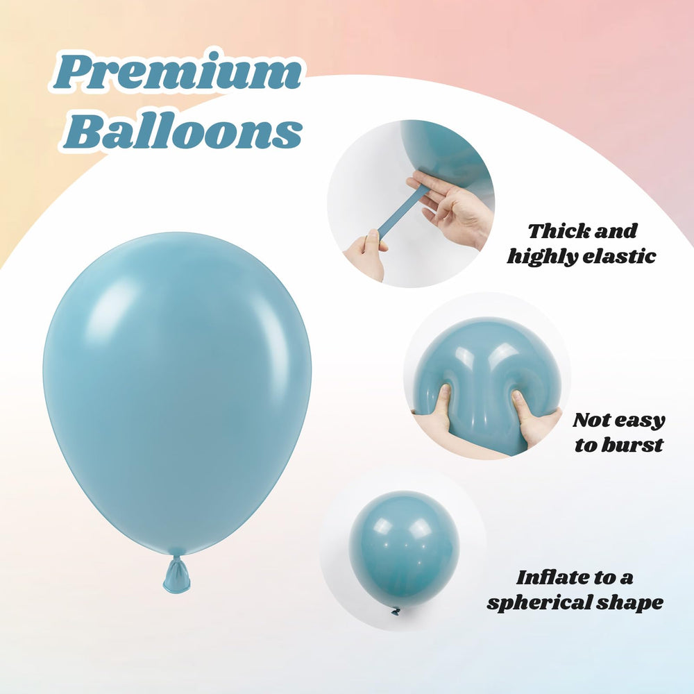 Vicduotex sand white 12-inch balloon for elegant baby shower centerpieces.