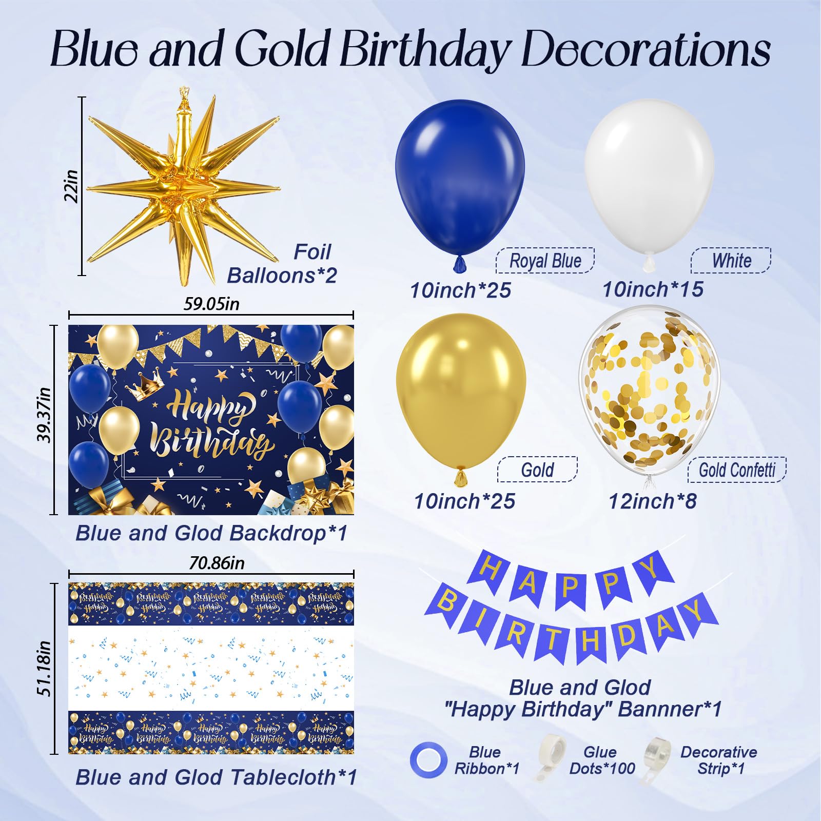 Vicduotex gold balloons 10in metallic finish for an elegant centerpiece