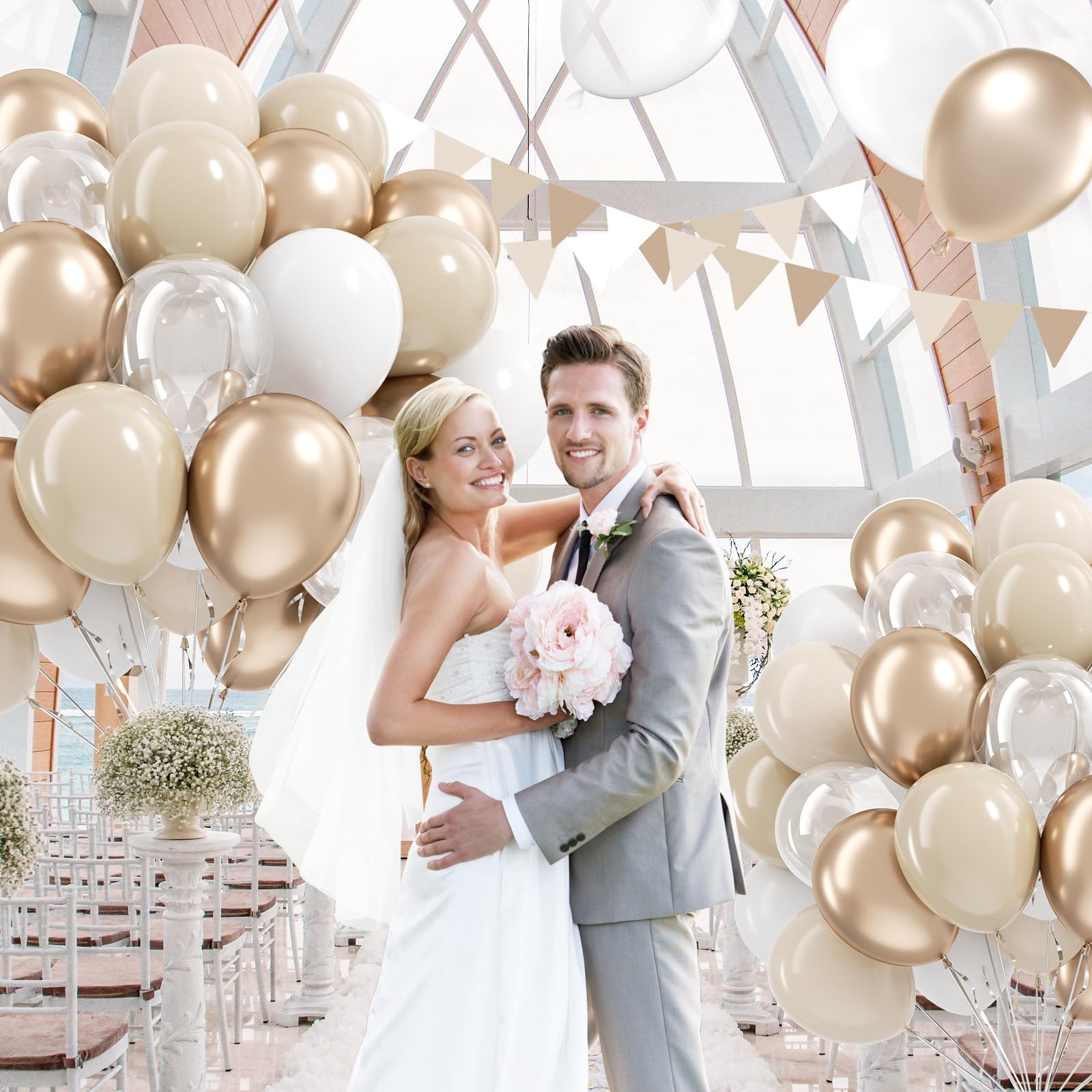 12-inch balloons inflate easily for quick party decor.