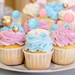 Vicenpal 3D star decorations add sparkle to desserts at baby showers