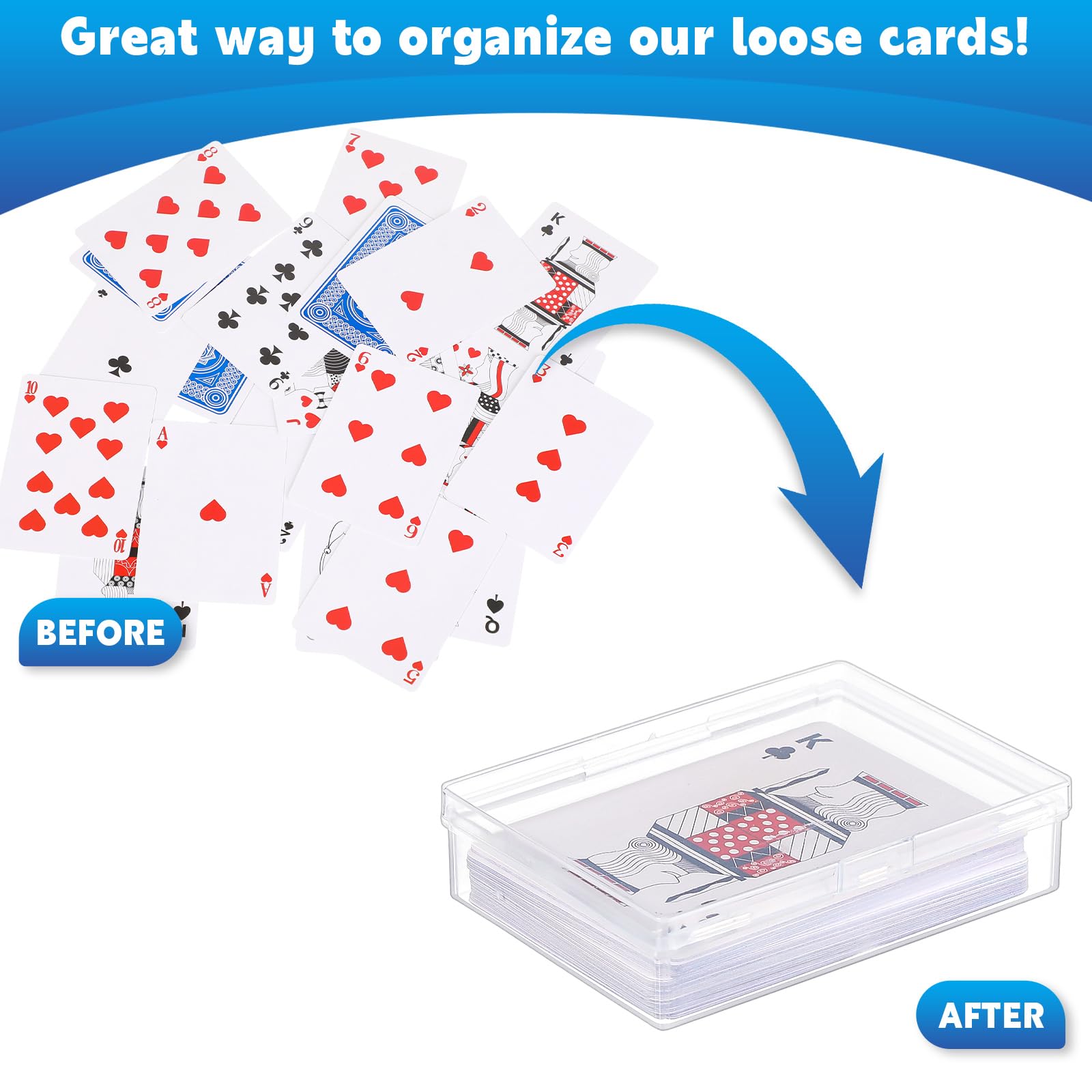 Vicenpal PP material transparent construction protects cards.