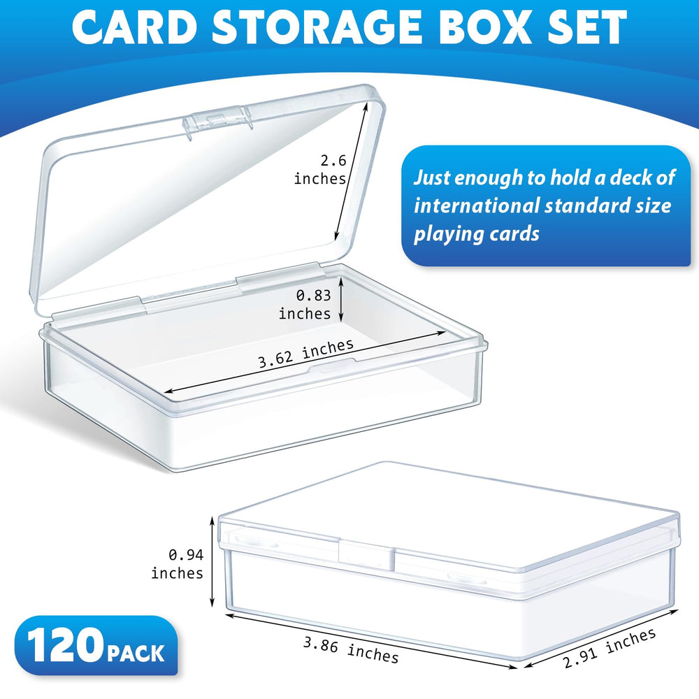 Vicenpal deck case snap-closed showing secure closure and 120-card capacity.