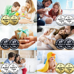 Vichona double-sided decision coin compact keepsake for couples