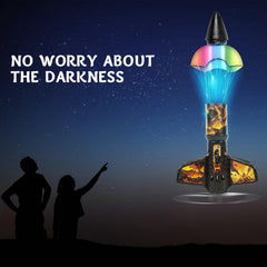 VICHTOP rocket glowing in the dark for night launches