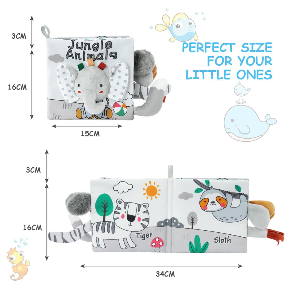 Vicloon Elephant 3D texture detail encourages tactile exploration and fine motor skills
