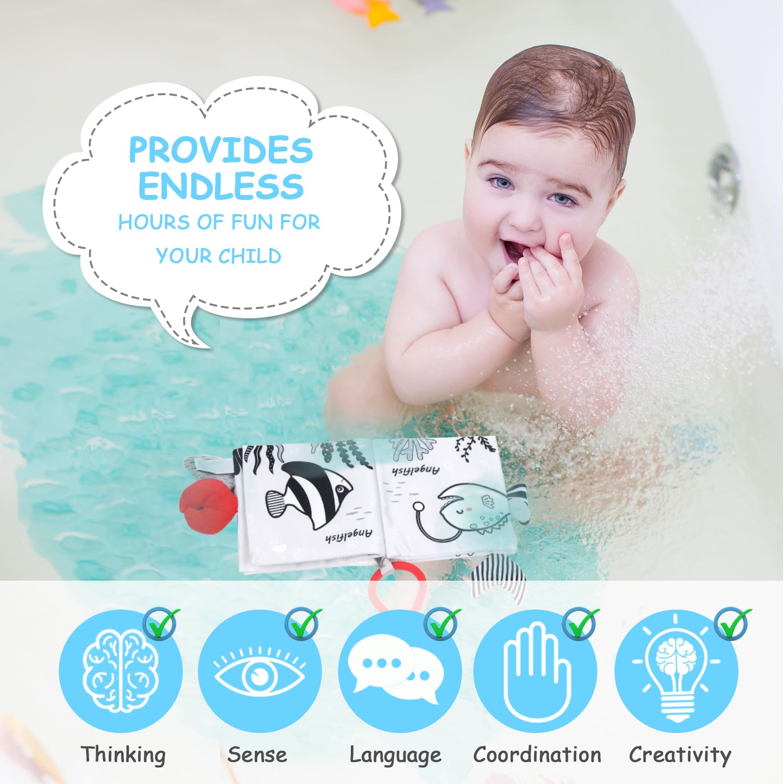Vicloon Fabric ring attachment makes crib or stroller securing easy