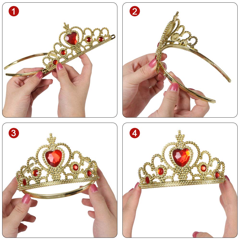 Vicloon princess costume accessory kit features kid-friendly, durable construction for joyful cosplay.