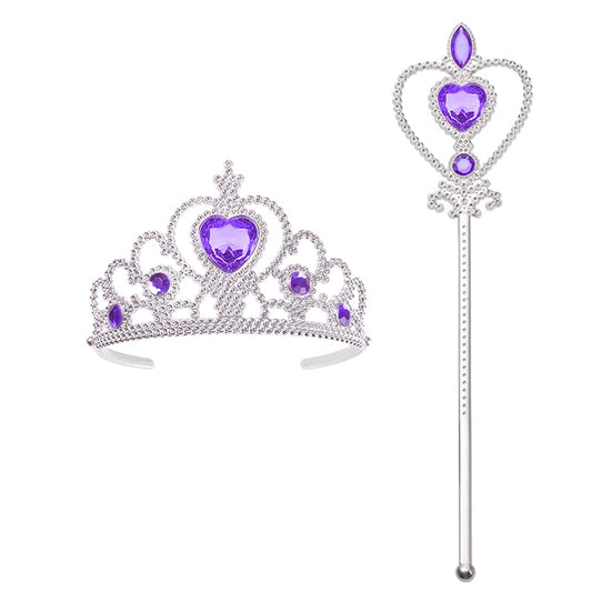 Vicloon princess crown for little girls, comfortable fit for all-day wear.