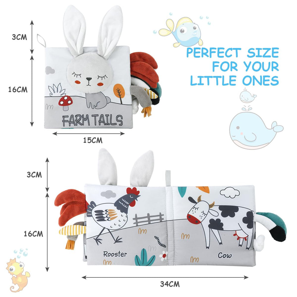 Vicloon Rabbit 3D animal figures provide tactile learning and language cues