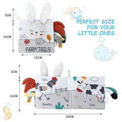 Vicloon Rabbit 3D animal figures provide tactile learning and language cues