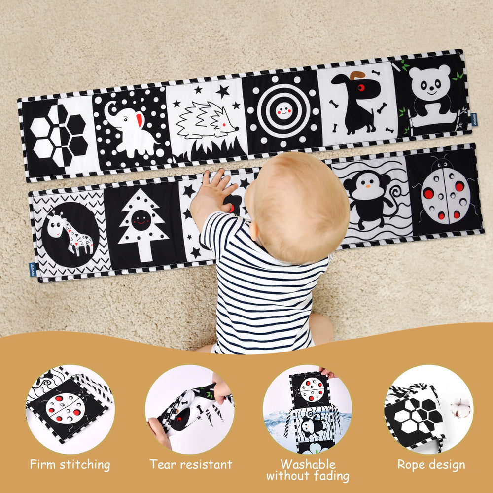 Vicloon Tummy Time Soft Book supports exploration and motor development.