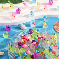 VICROIC mini ducks measure 0.6 by 0.7 inches and glow after light exposure.