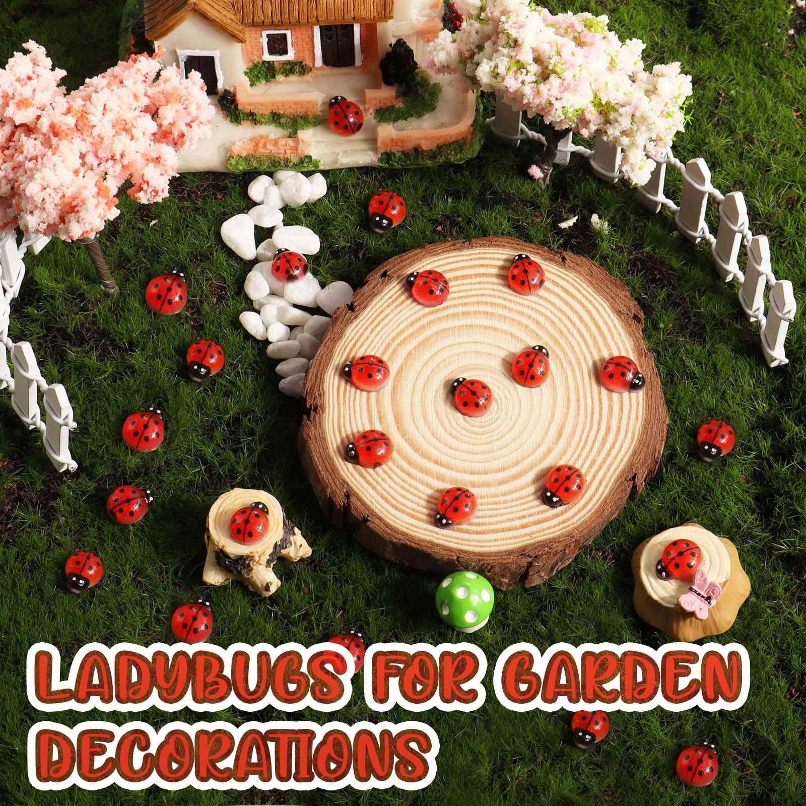 VICROIC ladybugs for cake toppers add colorful flair to desserts