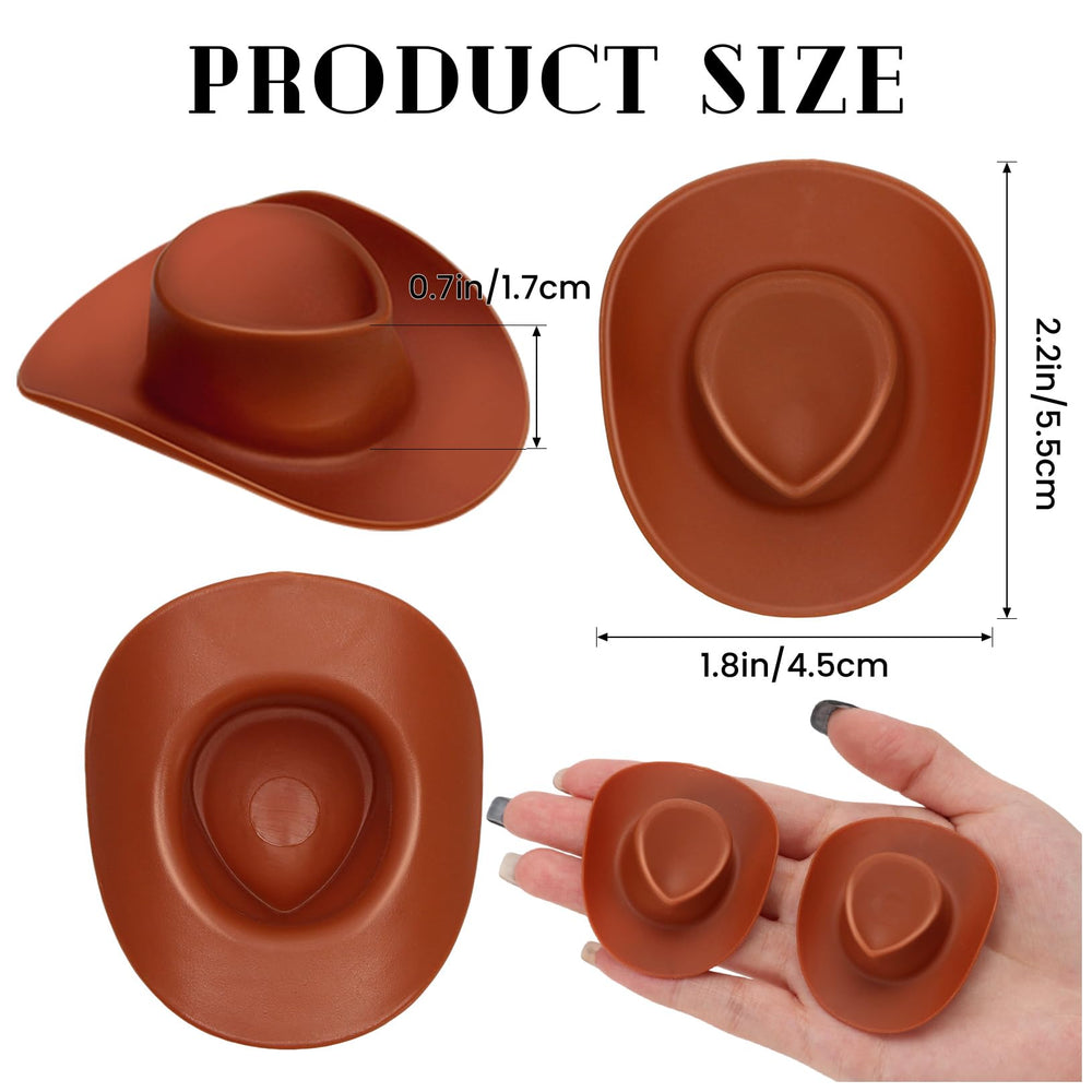 VICROIC mini cowboy hat on a doll for cute dress-up play.