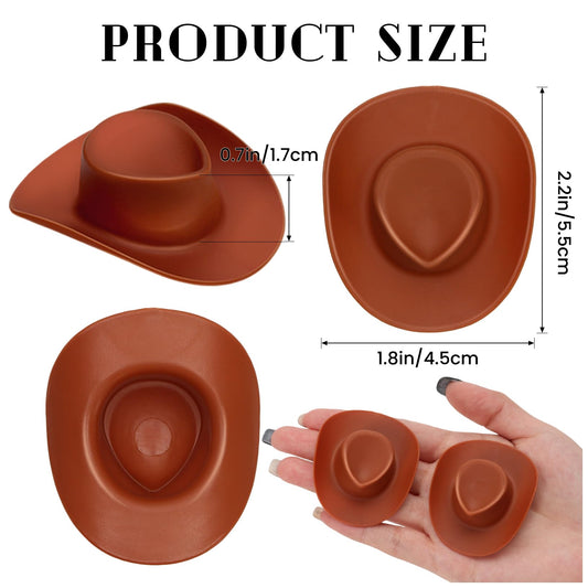 VICROIC mini cowboy hat on a doll for cute dress-up play.