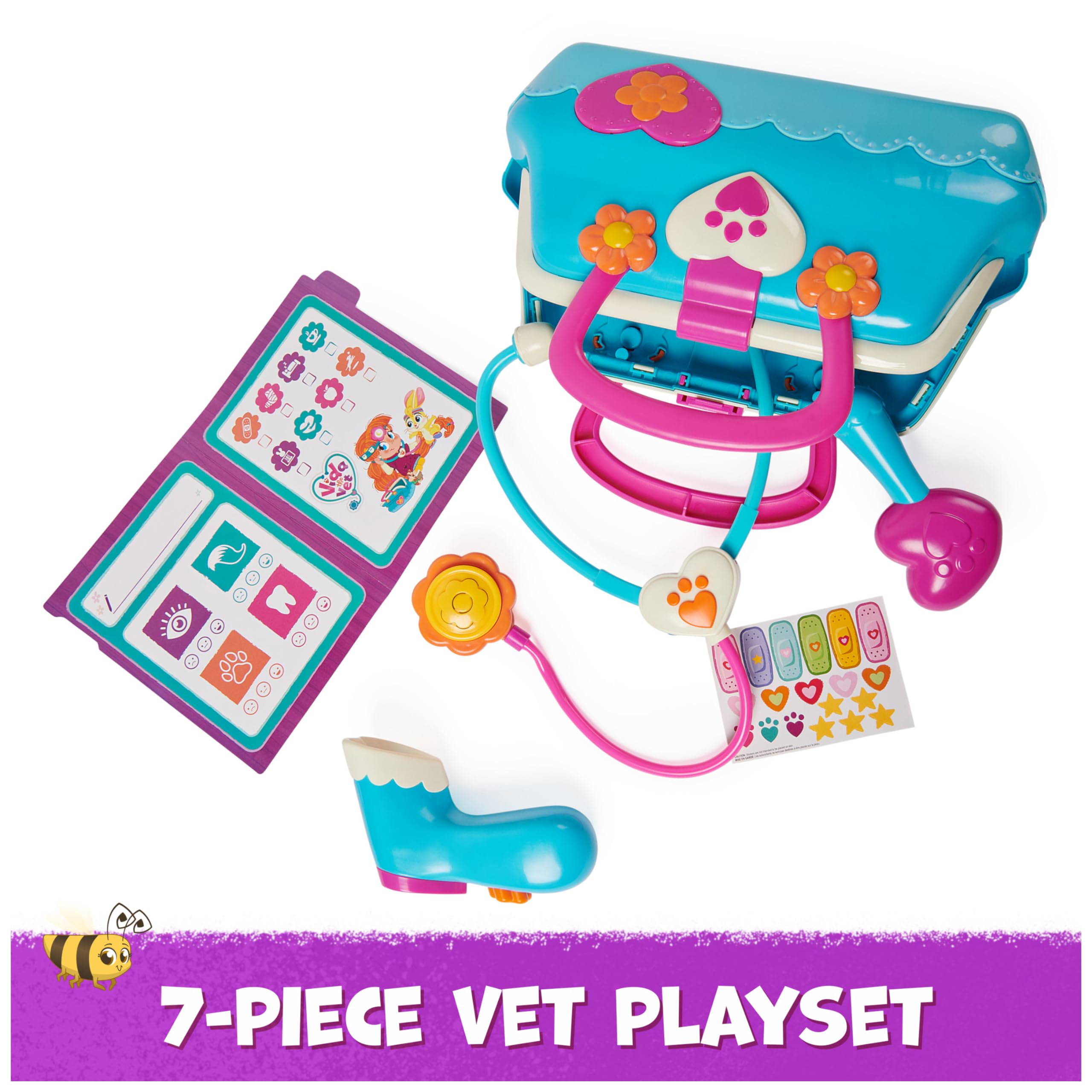 Vida the Vet toy figure complements the essential kit for storytelling