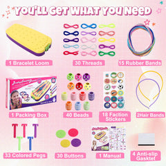 VIDIBESTY portable loom setup for easy kid crafting