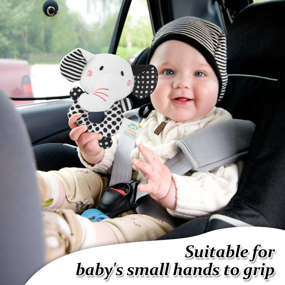 VIESMUMU baby sensory toy pack for car, stroller, or crib play.