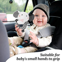 VIESMUMU baby sensory toy pack for car, stroller, or crib play.