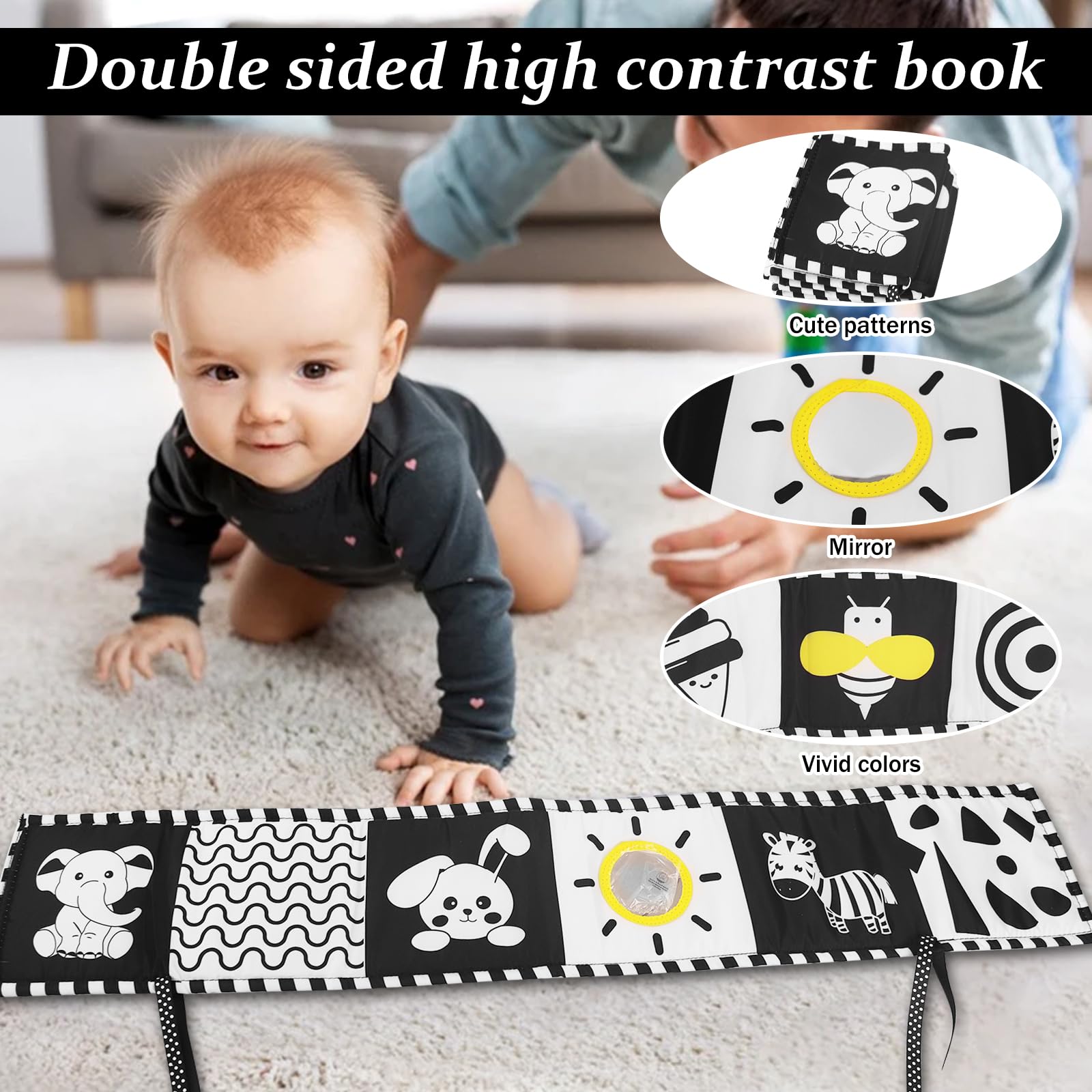 VIESMUMU wrist and sock tambourine invites sensory exploration on tiny hands.