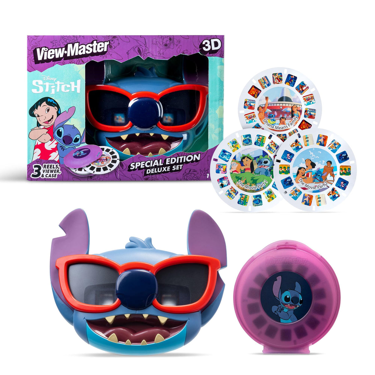 View Master Stitch viewer showcasing immersive 3D scenes of Stitch’s adventures