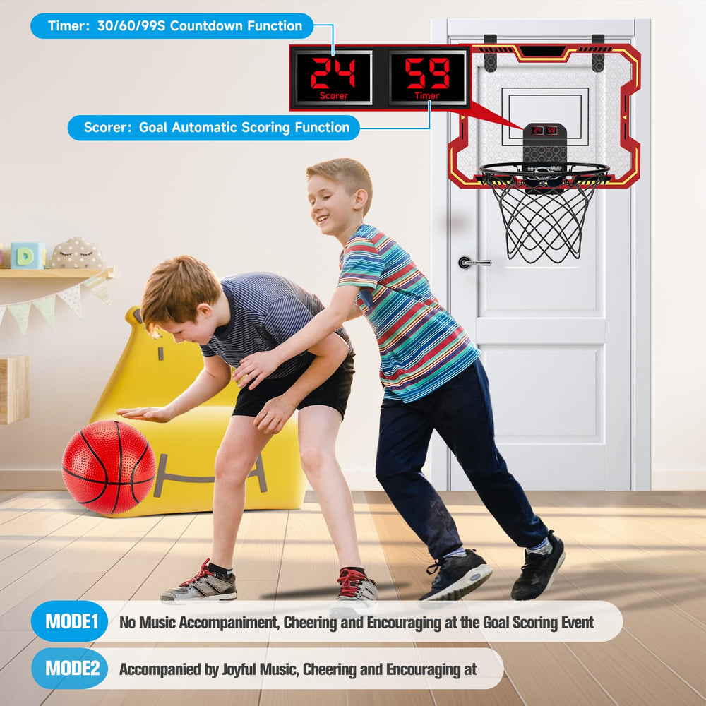 Vignuto hoop with shock-absorbing pads protects doors and reduces noise.