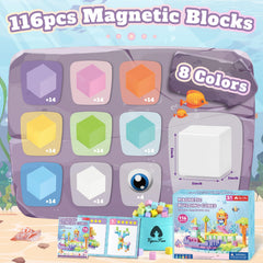 VigorFun 1inch magnetic blocks closeup highlights smooth edges and strong magnets.