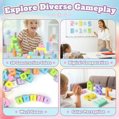 VigorFun ABS material ensures safe, drop-resistant blocks for energetic toddlers.