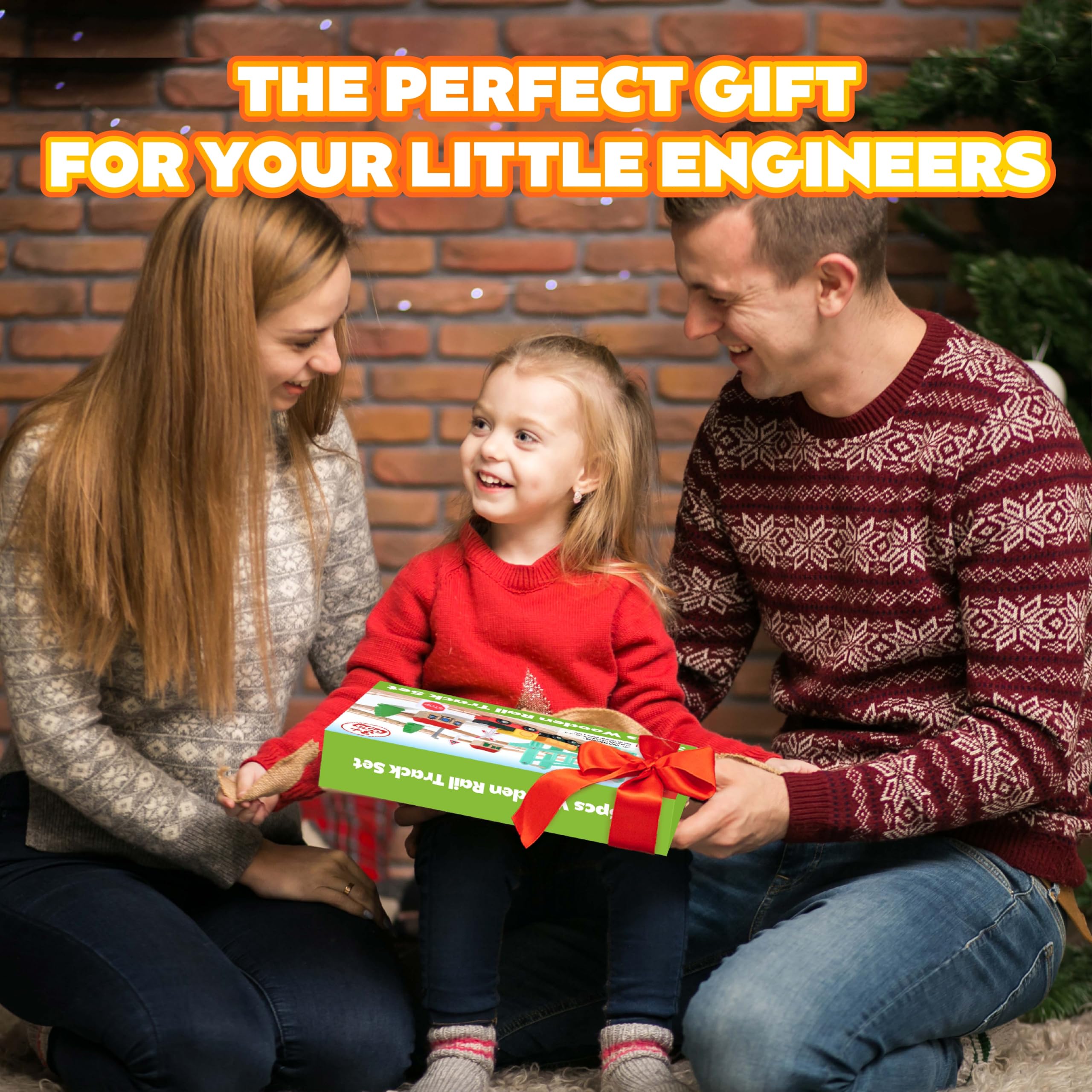 VigorFun gift for kids aged 3-5 and 4-8 inspires imaginative train play.