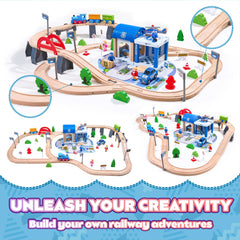 VigorFun train set vehicles and blocks enable imaginative town creation
